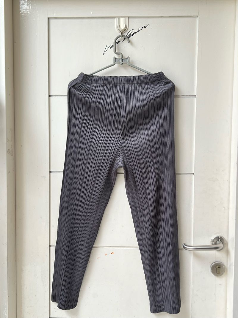 Issey Miyake Pleats Please Grey Pants, foto 4