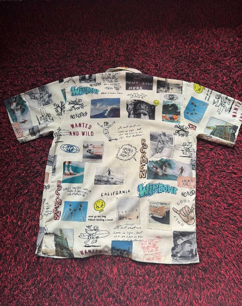 Kemeja ROCKMEN Surf Collage, foto 3