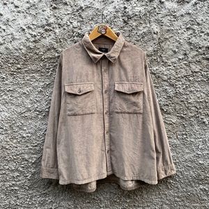 Kemeja Lengan Panjang Cordu Topten Unisex Pria Wanita Used