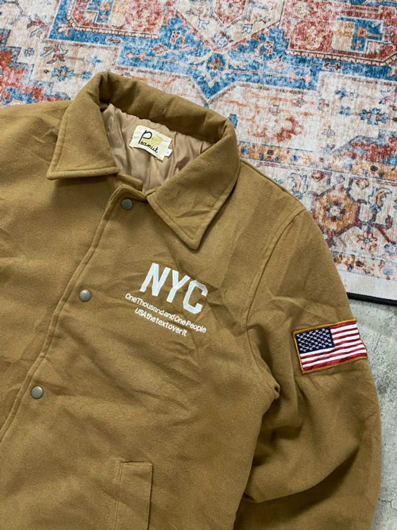 WOOL WORK JAKET NY PEANUTS FLAG, foto 5