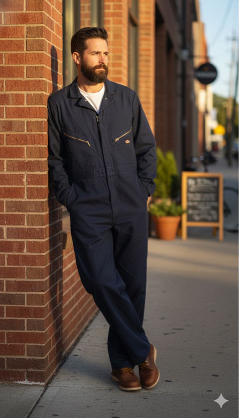 Overall Dickies Navy Blue Casual Workwear, foto 5