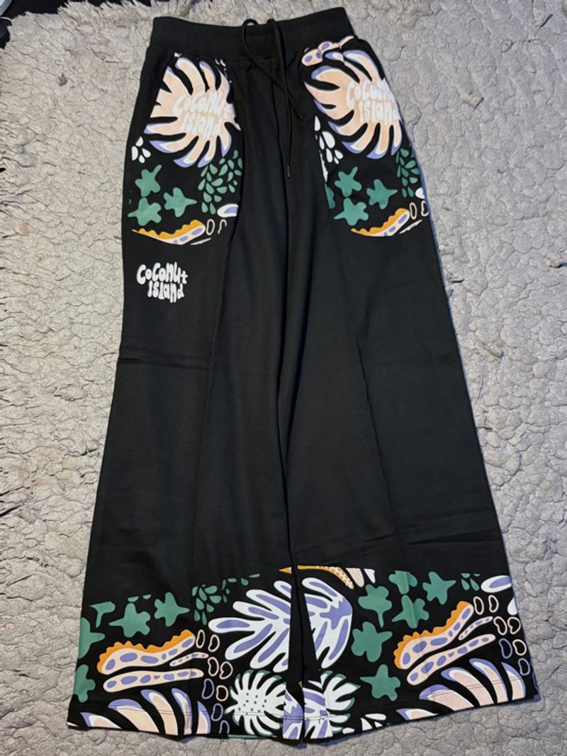 COCONUT ISLAND BLACK SWEATPANTS, foto 4