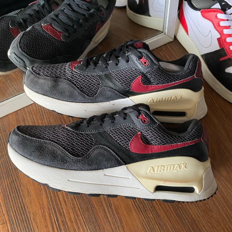 Nike Air Max System Black Team Red Original, foto 6