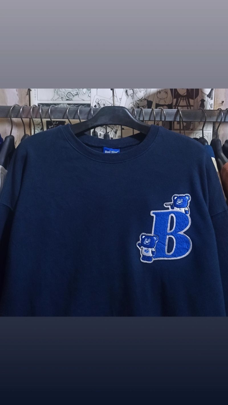 Bad blue crewneck, foto 4