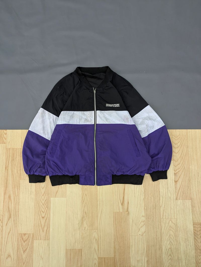 REVERSIBLE 3TONE COLOUR BOMBER JACKET, foto 4