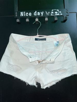 White hotpants