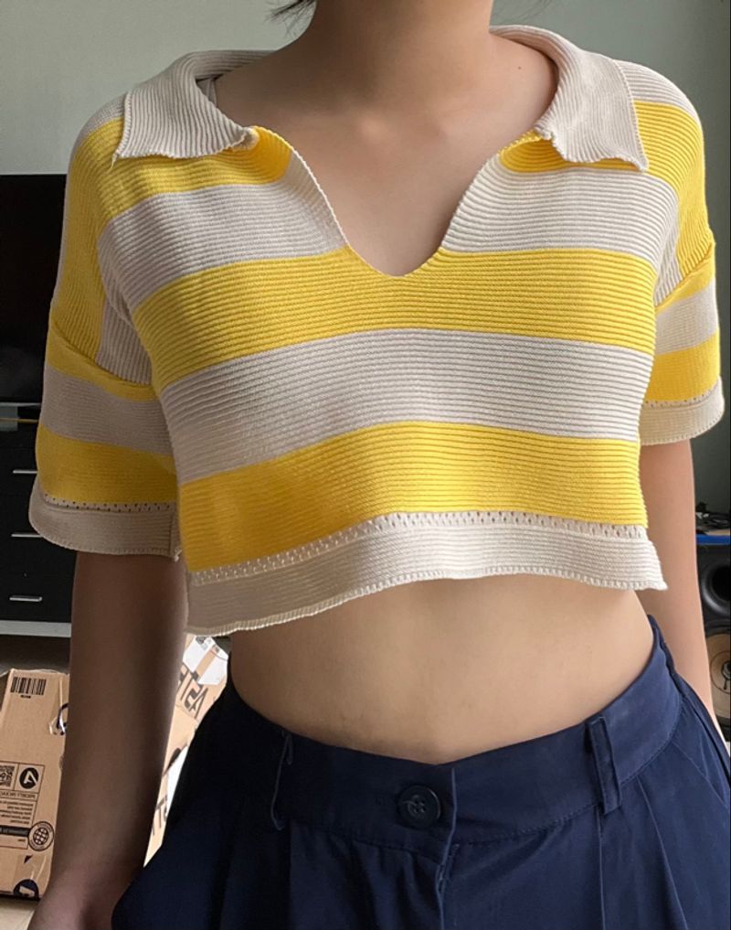 Yellow stripes top, foto 2