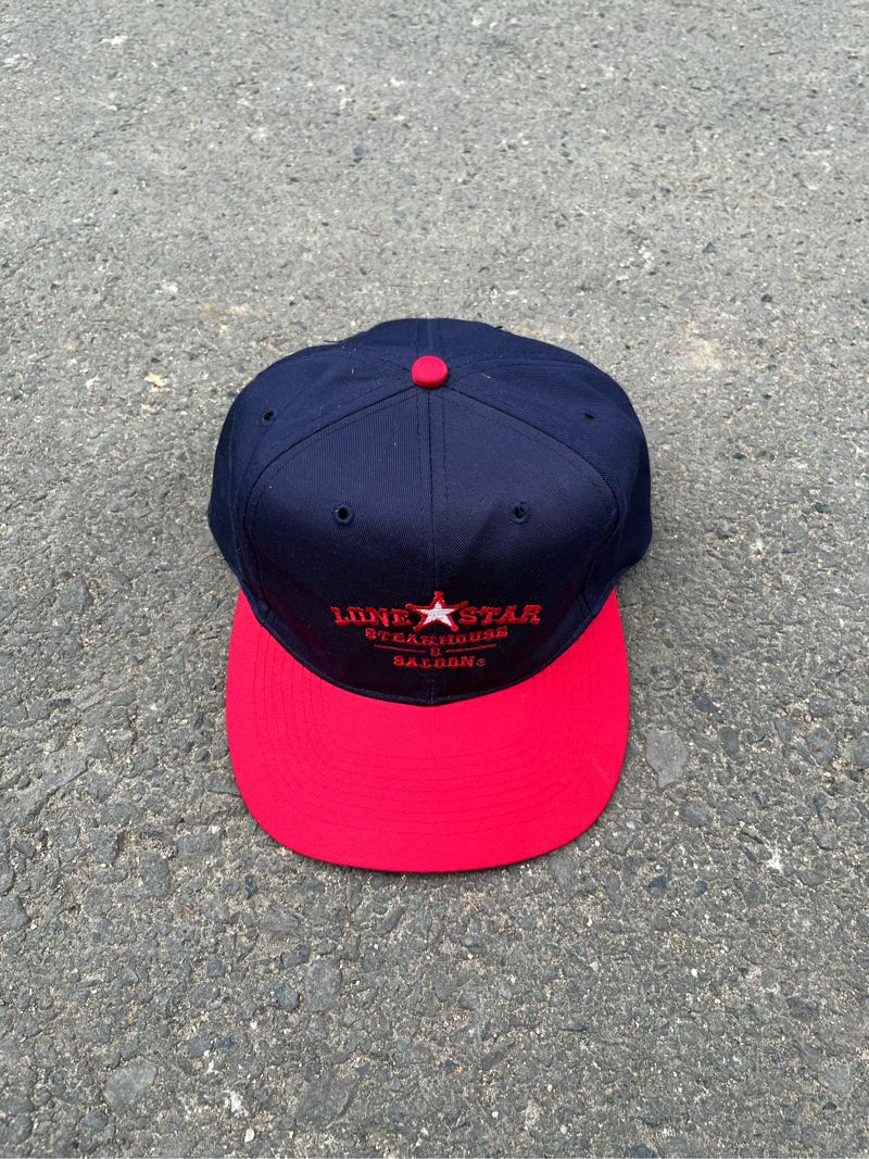 Vintage Hat Pria navy red, foto 2