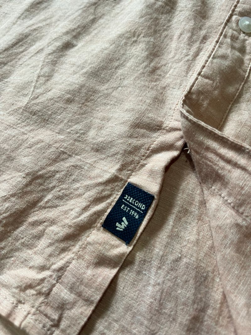 3Second Basic Shirt Linen Size L Kemeja Shanghai, foto 6
