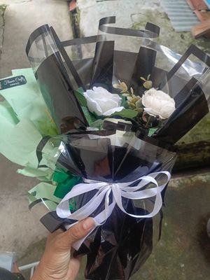 Bucket bunga masih bagus