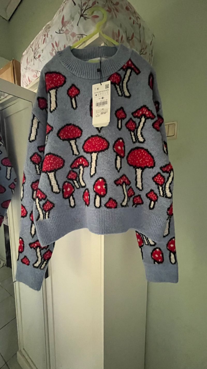 BNWT Zara Mushroom Sweater, foto 2