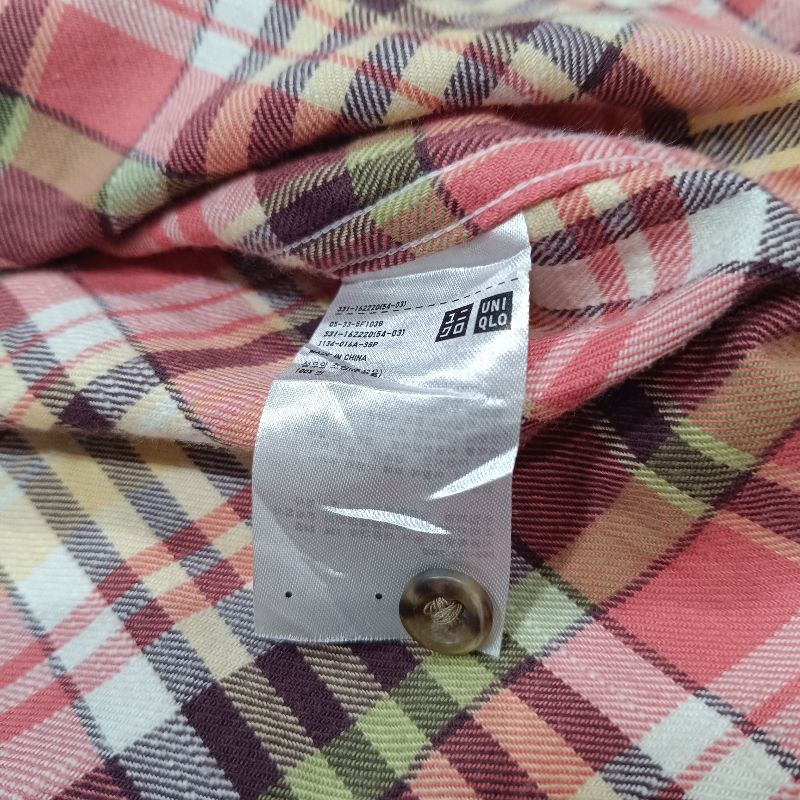 Kemeja flanel uniqlo, foto 3