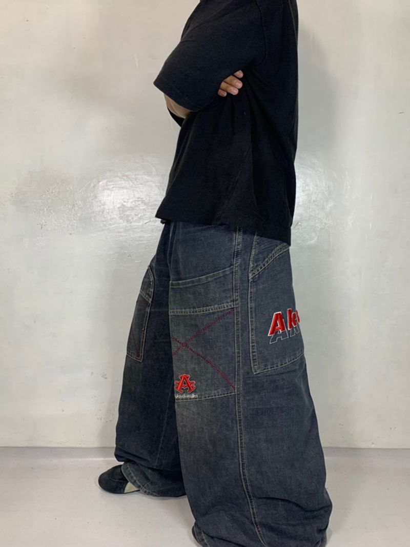y2k pants doubleknee, foto 5