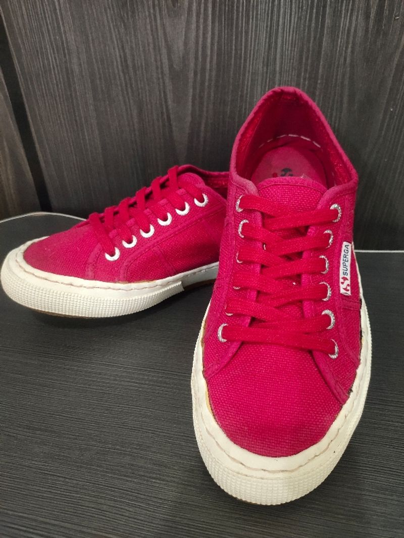SUPERGA ORIGINAL 2750 -Cotu Classic Red Maroon Size 39, foto 5