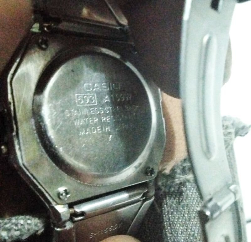 CASIO Vintage A159W (Seri 593) Second Authentic, foto 5