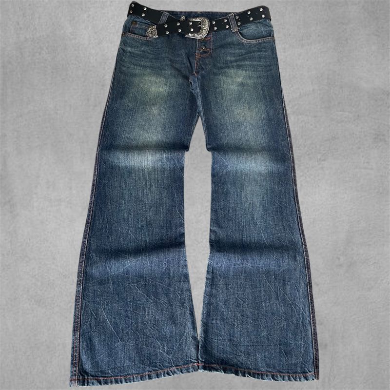 00’s BOOTCUT BLUEWASHED JEANS, foto 2
