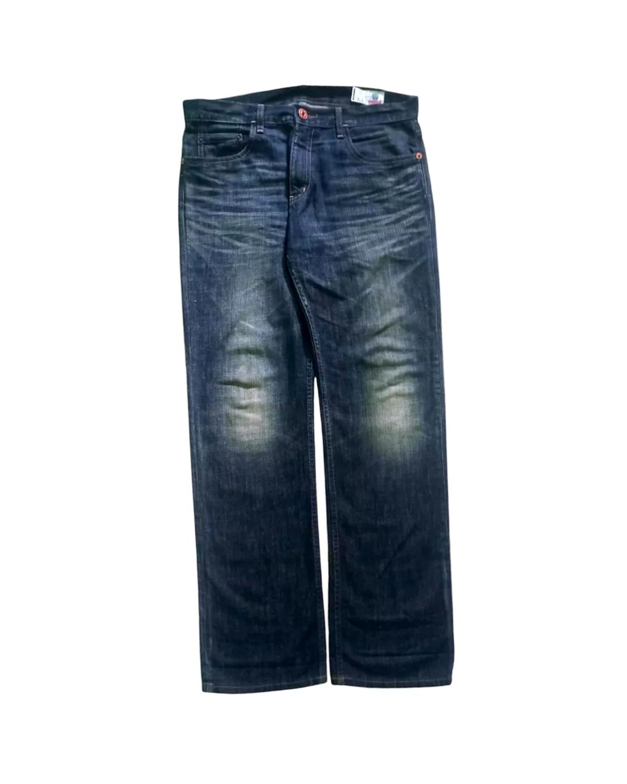 Japanese brand Streetwear Grunge Jeans Pria navy
