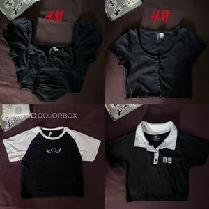 black hitam ceop top h&m hnm
