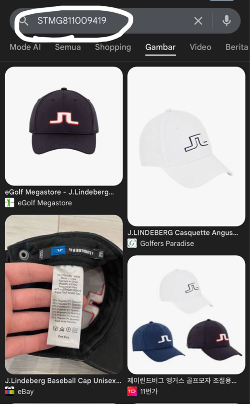 J.LINDEBERG ANGUS TECH CAP, foto 5