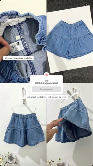 GU uniqlo - short pants jeans denim
