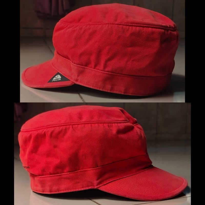 Topi nike ACG military commando red hat used good condition, foto 6