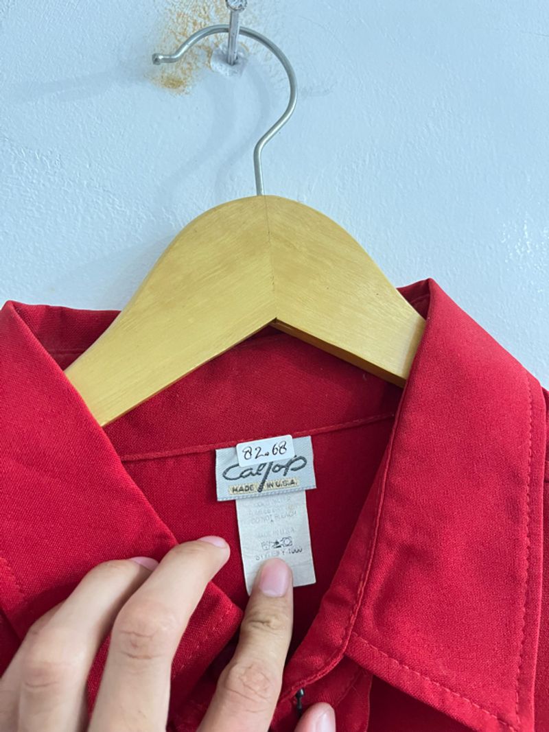 Caltop Red Button Up, foto 4