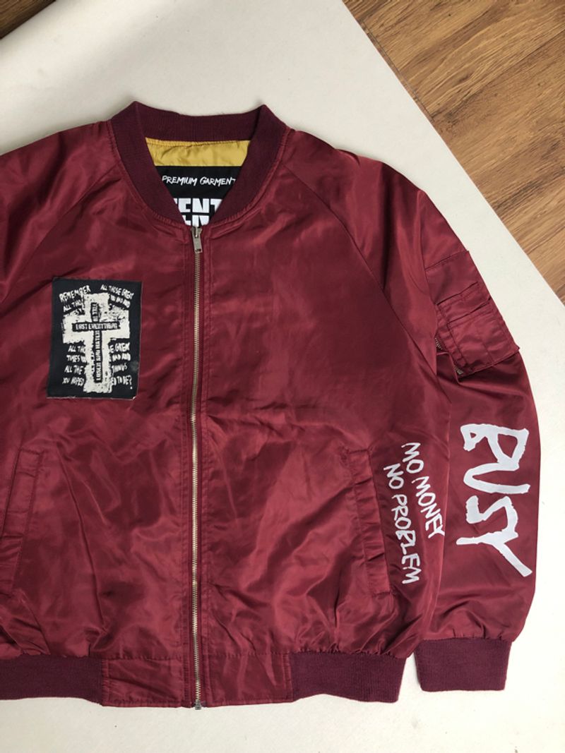 Attention Bomber Jacket Size XL, foto 4