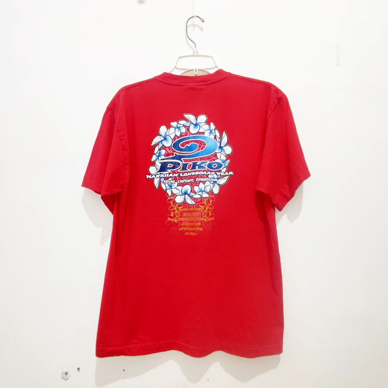 Piko Sports Streetwear Y2K T-shirt Pria red