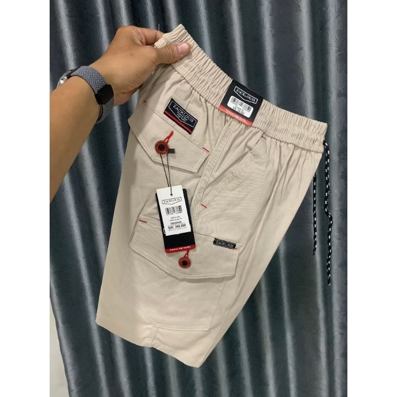 Celana pendek cargo pria premium realpic, foto 5