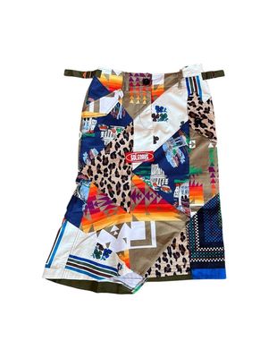Sacai x Hank Willis Thomas asymmetric skirt
