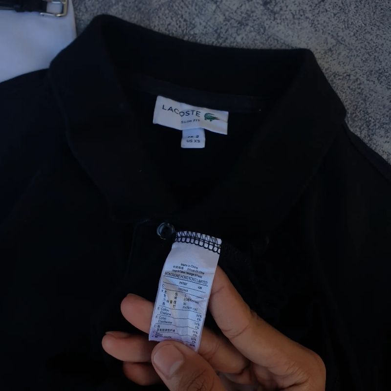 Lacoste Black Poloshirt Slimfit, foto 3