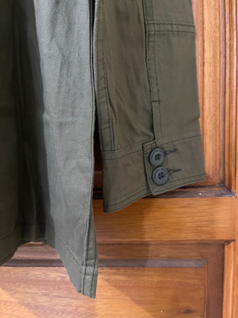 Maternal Disaster Army Green Dyed Cotton, foto 10