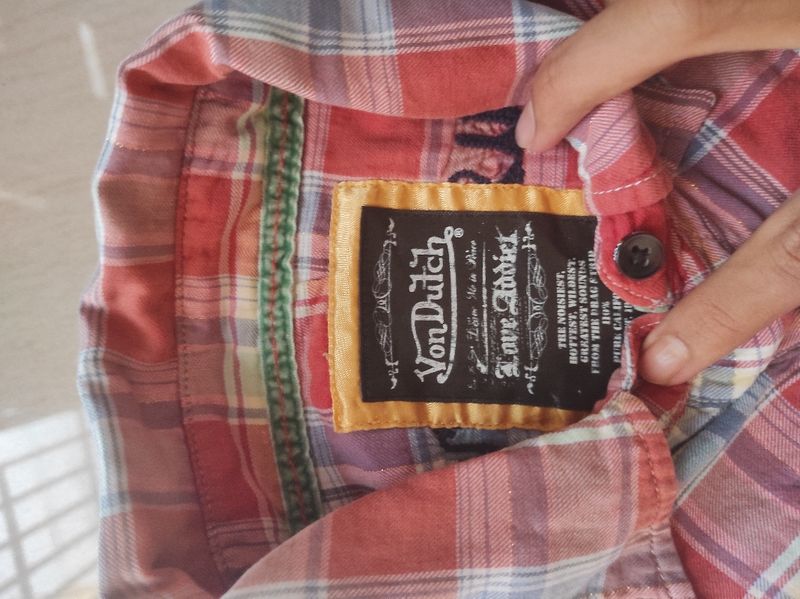 Kemeja Flanel Von Dutch, foto 4