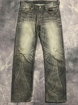 Baggy Jeans Fading ripped