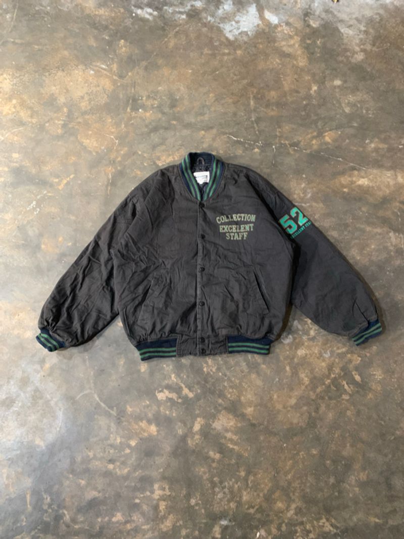 Vintage boxy varsity boxy jacket quilted inner, foto 3
