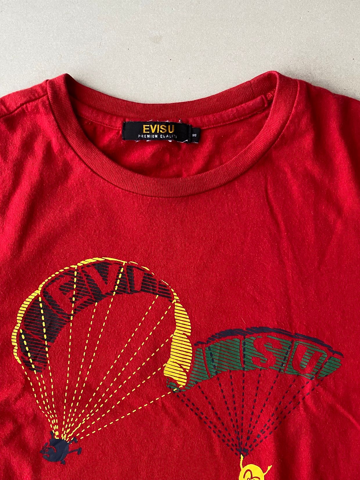 Evisu Vintage T-shirt Pria red, foto 3