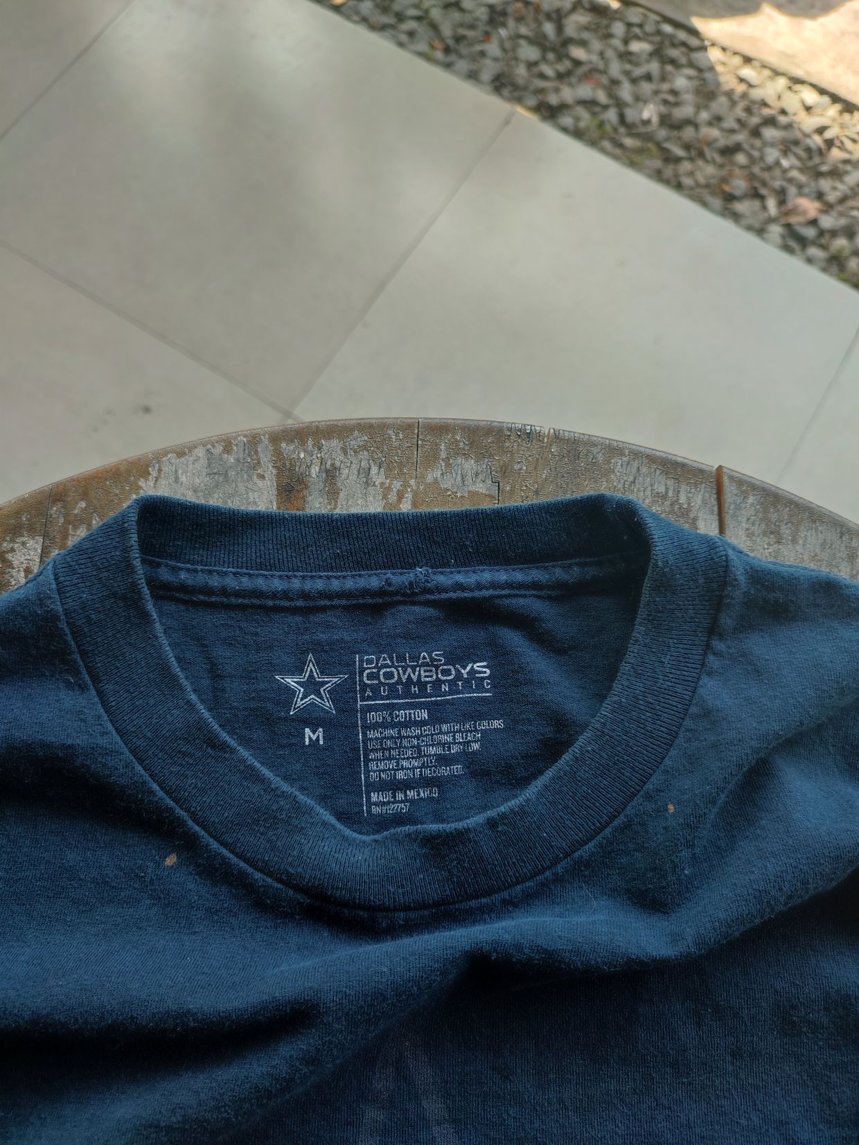 Y2K T-shirt Pria navy, foto 3