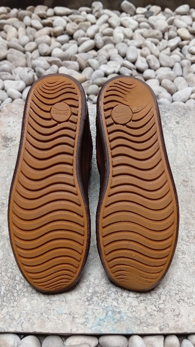 CAMPER Brown Leather Ankle Boots For Men, foto 9