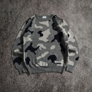 Japanese brand Streetwear Sweater Pria gray