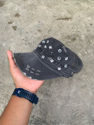 Japanese Faded Studded Distressed Patrol Cap
