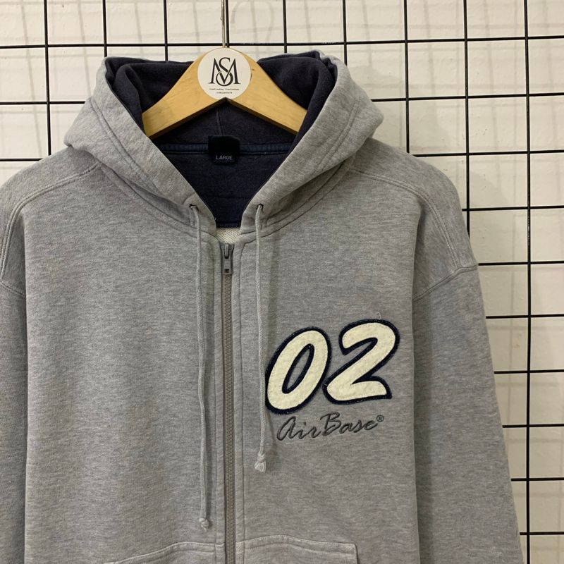 Air Base USA Grey Hoodie, foto 2