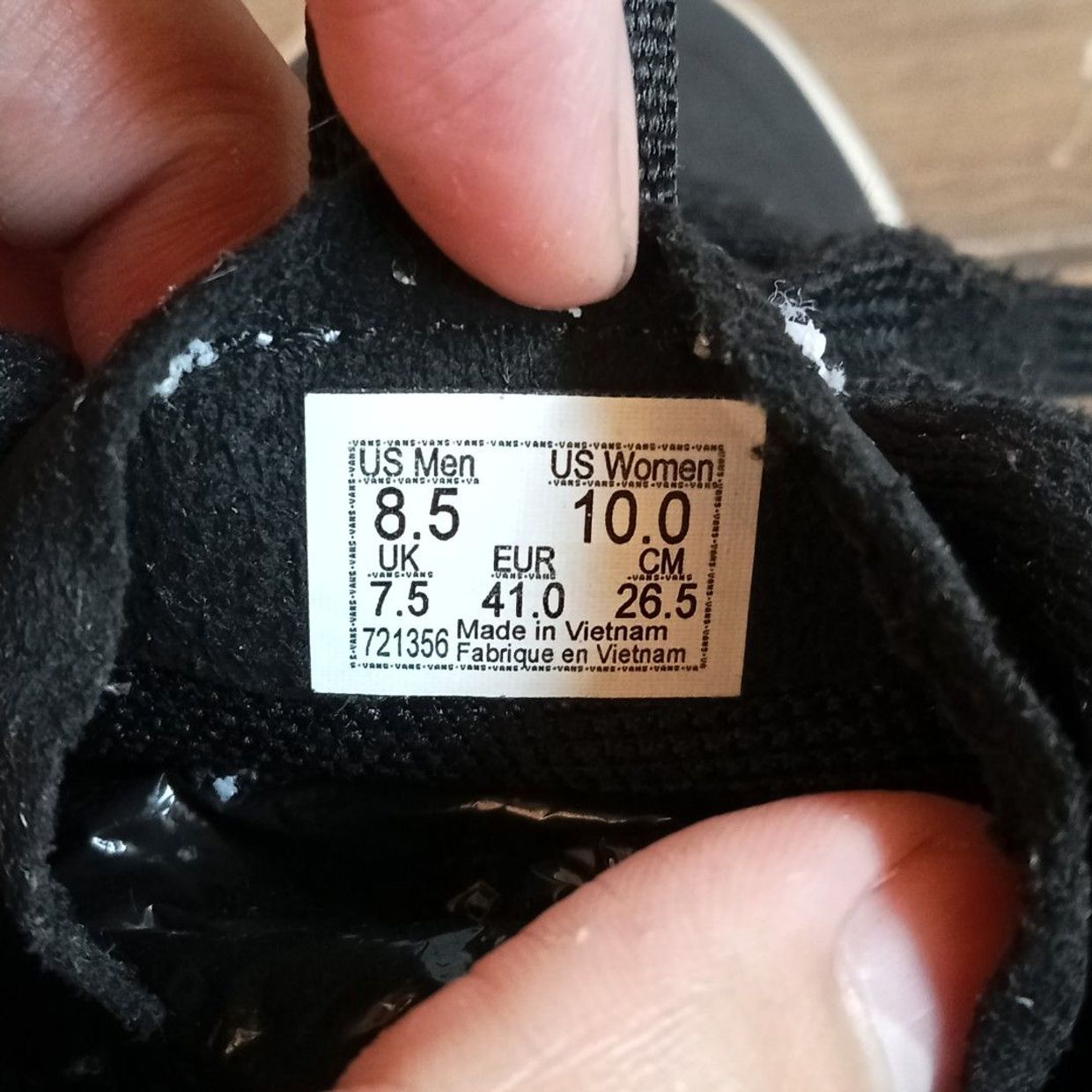 VANS Sneakers Pria black, foto 6