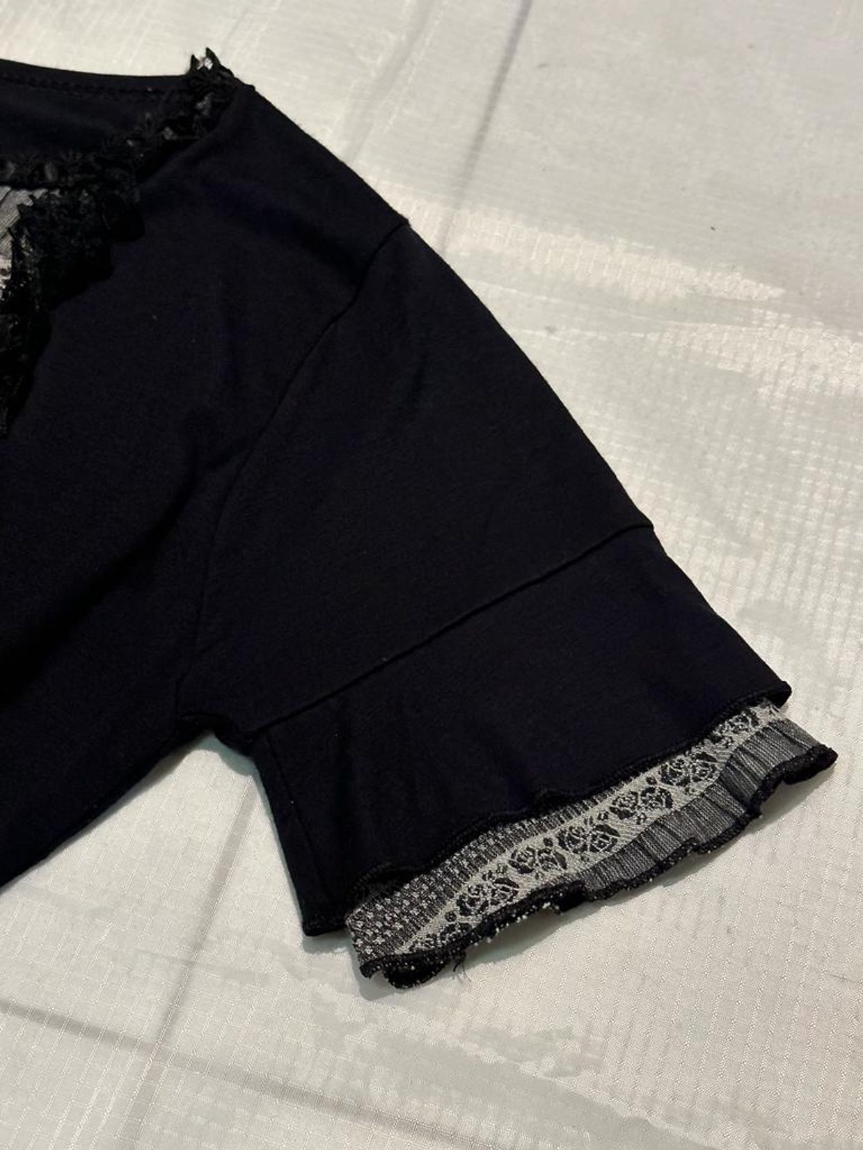 Blouse Wanita black gray, foto 4