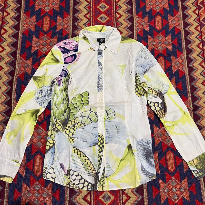 Just cavali snake print shirt, foto 2