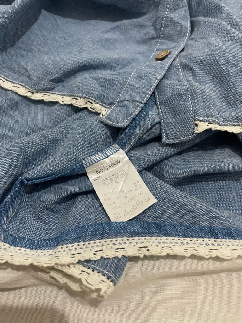 denim puff blouse, foto 6