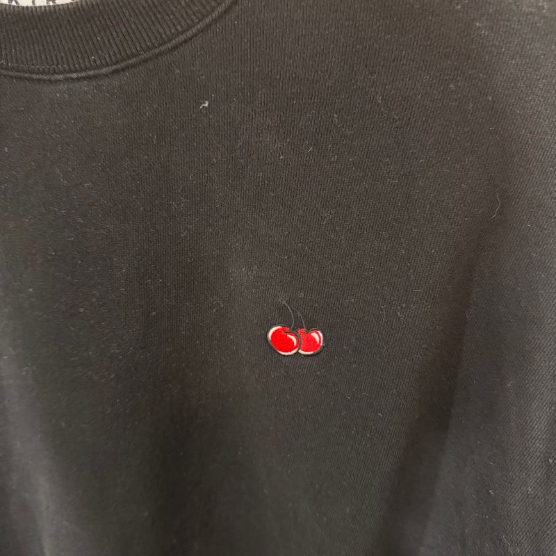 KIRSH CHERRY SMALL LOGO BORDIR HITAM, foto 2