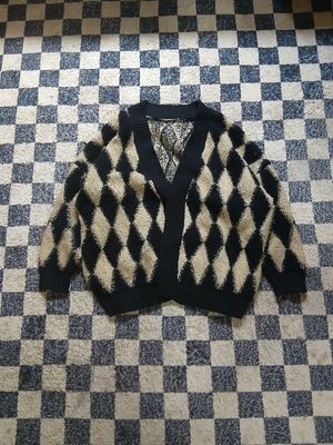 Vtg Mohair CardiganMacrome
