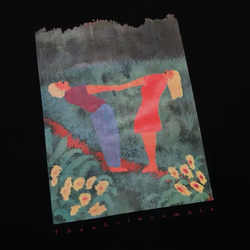 Tshirt Isanne Black Thanksinsomnia, foto 2