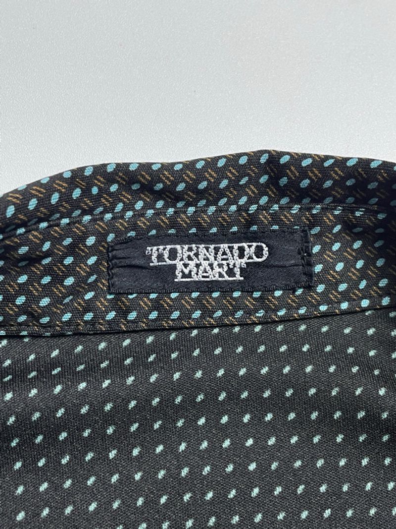 Tornado Mart Snake Pattern Silk Shirt, foto 5