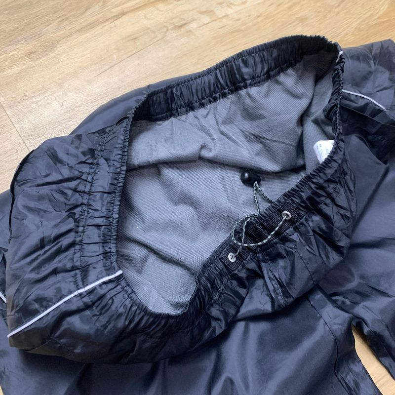 “unknown” black nylon trackpants (relax fit), foto 7